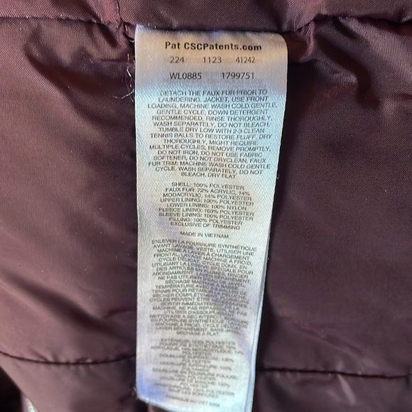 Women’s Columbia Omni-Heat Jacket – Size M (Purple), Like New - Picture 3 of 3